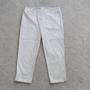 TALBOTS cotton cropped pants